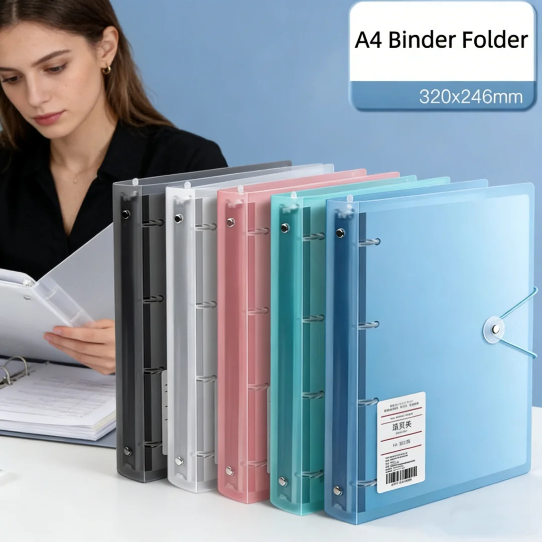 Binder Clip Assorted - Папки для документов формата А4, D-образные,