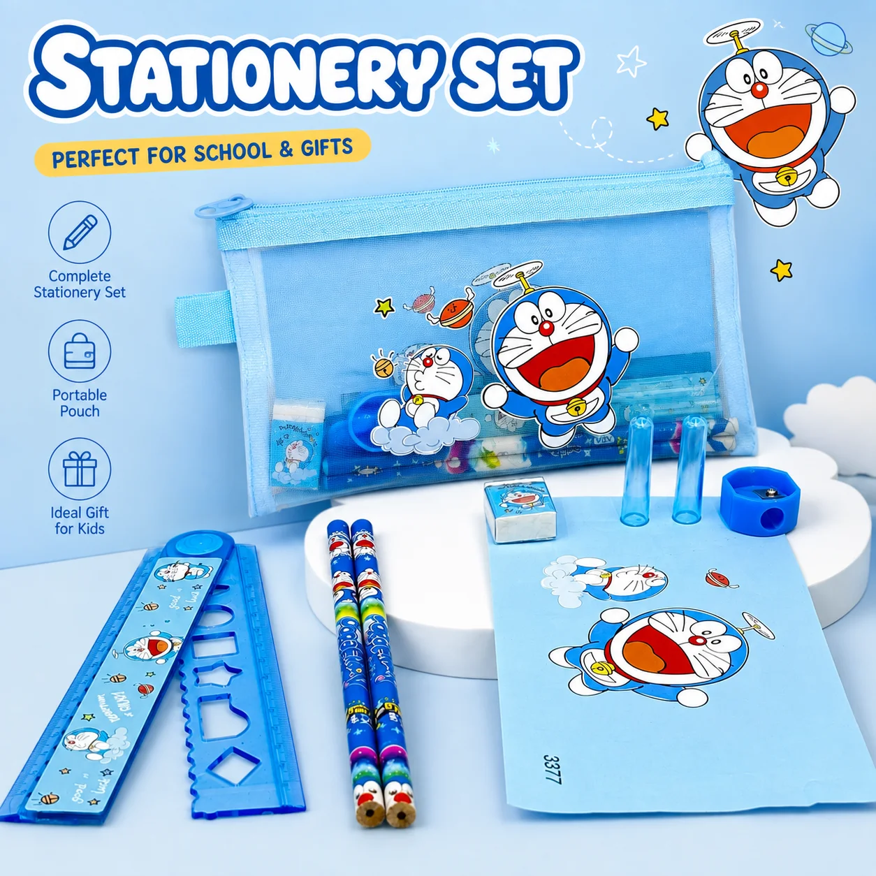 Stationery Supplier - Милый набор канцелярских принадлежностей для детей