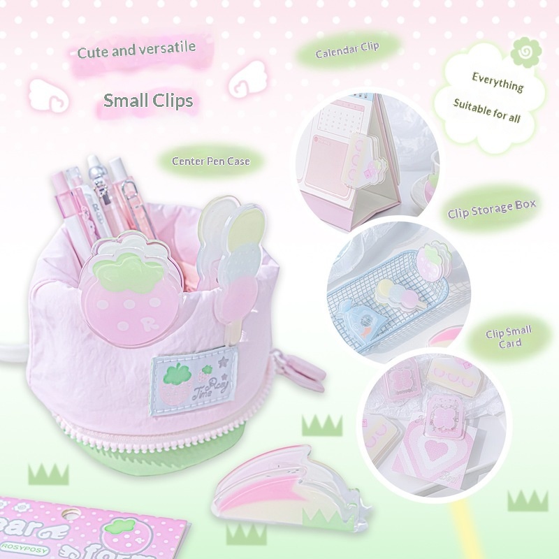 Прозрачные акриловые зажимы Ro – обзор и цена Binder Clip Assorted
