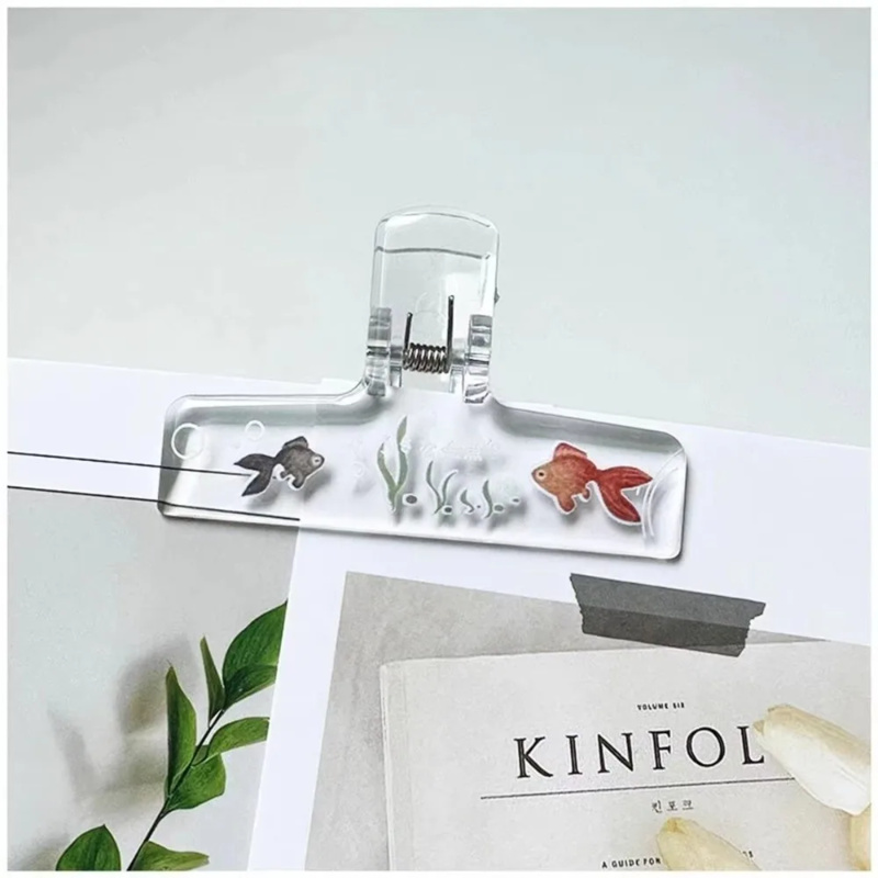 1 шт. прозрачный акриловый заж – обзор и цена Binder Clip Assorted