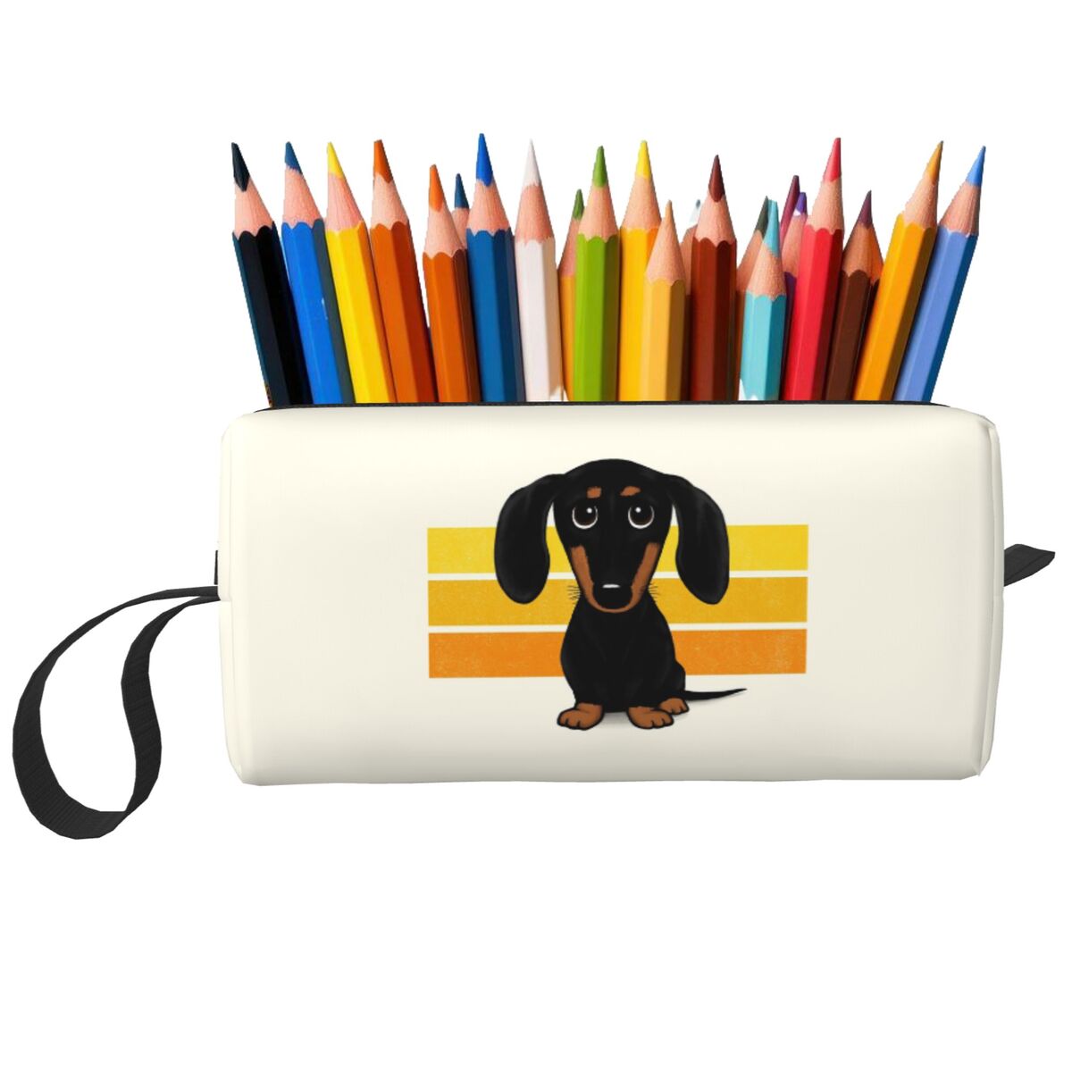 Милый черно-коричневый пенал с – обзор и цена Tan Stationery & Office Supply